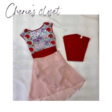 画像1: 【CHERIE'S CLOSET×Maochka】   リンクレッスンコーデ（Red） (1)