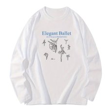 画像1: ElegantBallet 長袖Tシャツ (1)