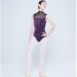 画像1: 【BYPLIE 】  Velvet Mock Neck Leotard (1)