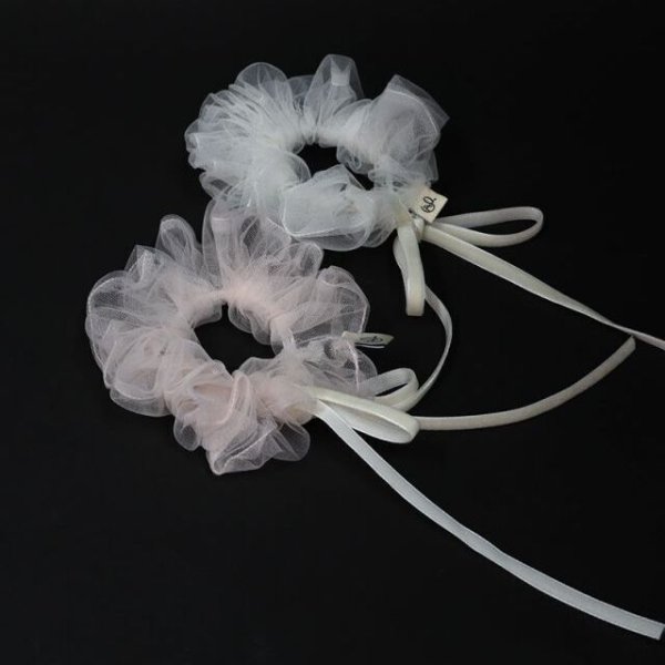 画像1: 【LEVDANCE】  ELAIN RIBBON SCRUNCHIE (1)